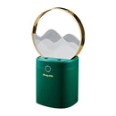 XM-JS806 6W USB In-line Household Livelyrabbit Clouds Fog Mountains Shaped Humidifier with Night Light(Green)
