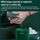 XM-JS806 6W USB In-line Household Livelyrabbit Clouds Fog Mountains Shaped Humidifier with Night Light(Green)