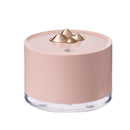 Desktop Mini Moisturizing Mountain Shaped Humidifier with Colorful Night Light, Plug-in Version (Pink)