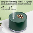 Desktop Mini Moisturizing Mountain Shaped Humidifier with Colorful Night Light, Plug-in Version (Pink)
