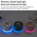 Desktop Mini Moisturizing Mountain Shaped Humidifier with Colorful Night Light, Plug-in Version (Pink)