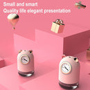 H216 Home Mute USB Mini Water Replenishing Instrument Cool Bear Clock Shaped Humidifier(Pink)
