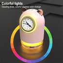 H216 Home Mute USB Mini Water Replenishing Instrument Cool Bear Clock Shaped Humidifier(White)