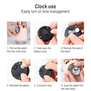 H216 Home Mute USB Mini Water Replenishing Instrument Cool Bear Clock Shaped Humidifier(Pink)