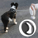 S62 Small and Medium Dog with Light Automatic Retractable Dog Leash, Length: 3m (Black)