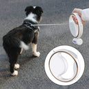 S62 Small and Medium Dog with Light Automatic Retractable Dog Leash, Length: 3m (White)