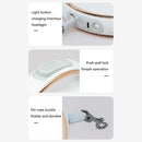 S62 Small and Medium Dog with Light Automatic Retractable Dog Leash, Length: 3m (White)