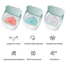 Household USB Ultrasonic Turbo Desktop Washing Machine Underwear Washer (Blue)