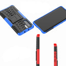 Tire Texture TPU+PC Shockproof Case for Huawei P30 Pro, with Holder (Red)
