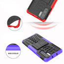 Tire Texture TPU+PC Shockproof Case for Huawei P30 Pro, with Holder (Red)