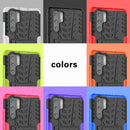 Tire Texture TPU+PC Shockproof Case for Huawei P30 Pro, with Holder (Red)