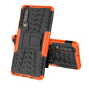 Tire Texture TPU+PC Shockproof Case for Huawei P30, with Holder (Orange)
