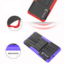 Tire Texture TPU+PC Shockproof Case for Huawei P30, with Holder (Pink)