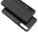 For Huawei P20 Pro Litchi Texture Soft TPU Protective Back Cover Case(Black)