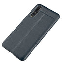 For Huawei P20 Pro Litchi Texture Soft TPU Protective Back Cover Case(Navy Blue)