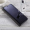 For Huawei P20 Lite Electroplating Mirror Horizontal Flip Leather Case with Holder (Black)