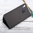 For Huawei P20 Lite Electroplating Mirror Horizontal Flip Leather Case with Holder (Black)
