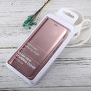For Huawei P20 Lite Electroplating Mirror Horizontal Flip Leather Case with Holder (Rose Gold)