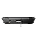 For Huawei P20 Lite Magnetic 360 Degree Rotation Ring Armor Protective Case Back Cover Case(Grey)