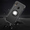 For Huawei P20 Lite Magnetic 360 Degree Rotation Ring Armor Protective Case Back Cover Case(Red)