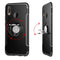 For Huawei P20 Lite Magnetic 360 Degree Rotation Ring Armor Protective Case Back Cover Case(Red)