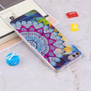 For Huawei Enjoy 7S / P Smart Noctilucent Half Flower Pattern TPU Soft Case
