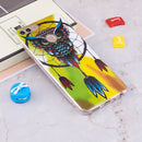 For Huawei Enjoy 7S / P Smart Noctilucent Owl Wind Chimes TPU Soft Case
