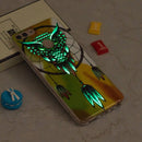 For Huawei Enjoy 7S / P Smart Noctilucent Owl Wind Chimes TPU Soft Case
