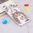 For Huawei Enjoy 7S / P Smart Noctilucent Flower Deer Pattern TPU Soft Case
