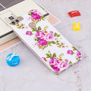 For Huawei Enjoy 7S / P Smart Noctilucent Rose Flower Pattern TPU Soft Case