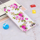 For Huawei Enjoy 7S / P Smart Noctilucent Rose Flower Pattern TPU Soft Case