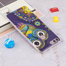 For Huawei Enjoy 7S / P Smart Noctilucent Windbell Owl Pattern TPU Soft Case
