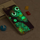 For Huawei Enjoy 7S / P Smart Noctilucent Windbell Owl Pattern TPU Soft Case