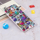 For Huawei Enjoy 7S / P Smart Noctilucent Colors Rubbish Pattern TPU Soft Case