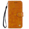 For Huawei P20 Lite Business Style Oil Wax Texture Horizontal Flip Leather Case with Holder & Card Slots & Wallet(Brown)