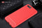 Brushed Texture Carbon Fiber Shockproof TPU Case for Huawei Honor 10(Red)