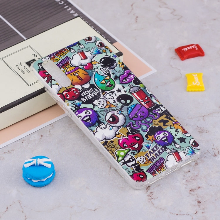 For Huawei P20 Pro Noctilucent TPU Soft Back Case Protective Cove