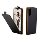 Business Style Vertical Flip TPU Leather Case for Huawei P20 Pro , with Card Slot (Black)