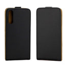 Business Style Vertical Flip TPU Leather Case for Huawei P20 Pro , with Card Slot (Black)