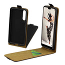 Business Style Vertical Flip TPU Leather Case for Huawei P20 Pro , with Card Slot (Black)