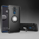 Magnetic 360 Degree Rotation Ring Holder Armor Protective Case for Huawei Mate 10 Pro (Black)