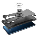 Magnetic 360 Degree Rotation Ring Holder Armor Protective Case for Huawei Mate 10 Pro (Grey)