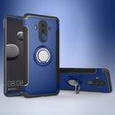 Magnetic 360 Degree Rotation Ring Holder Armor Protective Case for Huawei Mate 10 Pro (Blue)