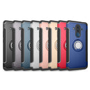 Magnetic 360 Degree Rotation Ring Holder Armor Protective Case for Huawei Mate 10 Pro (Rose Gold)