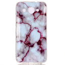 Marble Pattern Soft TPU Case For Huawei Y3 (2018)(Red)