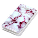 Marble Pattern Soft TPU Case For Huawei Y3 (2018)(Red)