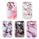 Marble Pattern Soft TPU Case For Huawei Y3 (2018)(Red)