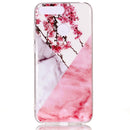 Marble Pattern Soft TPU Case For Huawei Y6 (2018)(Plum Blossom)