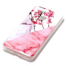 Marble Pattern Soft TPU Case For Huawei Y6 (2018)(Plum Blossom)
