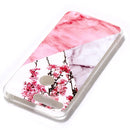 Marble Pattern Soft TPU Case For Huawei Y6 (2018)(Plum Blossom)